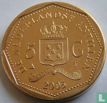 Nederlandse Antillen 5 gulden 2005 - Afbeelding 1