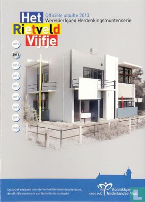 Netherlands 5 euro 2013 (PROOF - folder) "Rietveld Schröder House" - Image 3