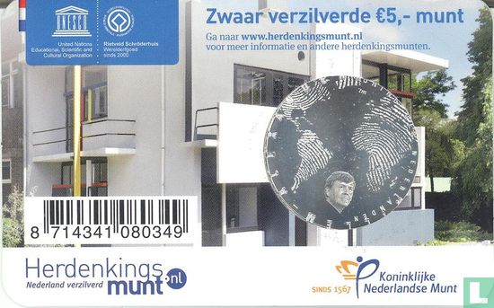 Nederland 5 euro 2013 (coincard - UNC) "Rietveld Schröder House" - Afbeelding 2