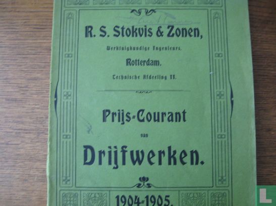 Prijs-Courant van Drijfwerken 1904-1905 - Image 1