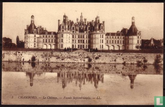 Chambord, Le Chateau - Facade Septentrionale