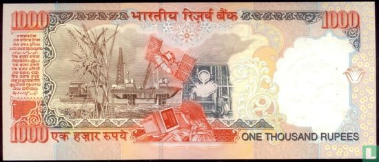 Indien 1000 Rupien 2006 (L) - Bild 2