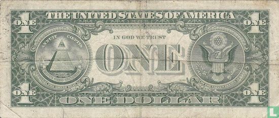 États Unis 1 dollar 1977 B - Image 2