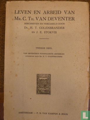Leven en arbeid van mr. C.T. van Deventer 2 - Afbeelding 1