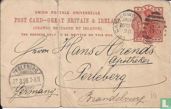 Carte postale de la Reine Victoria. - Image 1