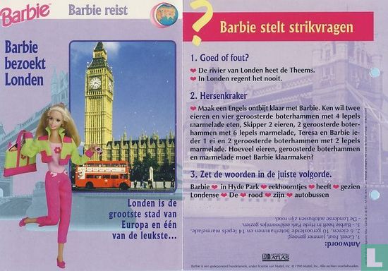 Barbie bezoekt Londen - Afbeelding 1