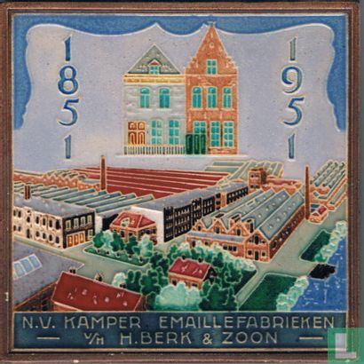 N.V.Kamper Emaillefabrieken v/h H.Berk & Zoon 1951 - 1951  - Bild 1