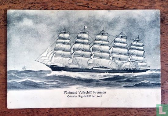 Fünfmastvollschiff Preussen - Afbeelding 1
