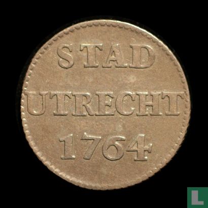 Utrecht 1 duit 1764 (zilver) - Afbeelding 1