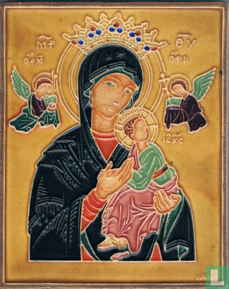 Maria met kind en Engelen