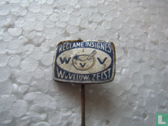 Reclame insignes W. v. Veluw - Zeist (type 2) [bleu]