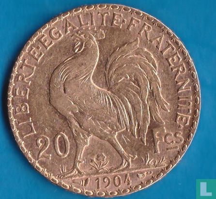 France 20 francs 1904 - Image 1