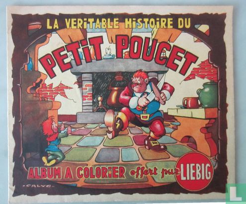 La Veritable Histoire du Petit Poucet- Album a colorier - Afbeelding 1