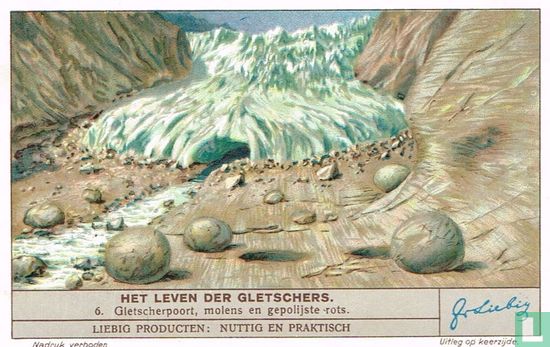 Gletscherpoort, molens en gepolijste rots