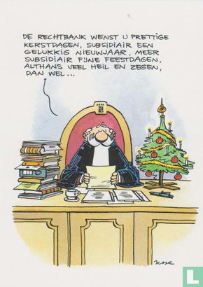 De rechtbank wenst u prettige kerstdagen, subsidiair een gelukkig nieuwjaar ........... - Bild 1