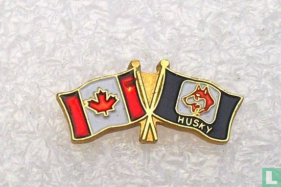 Vlaggen Canada en Husky - Afbeelding 1