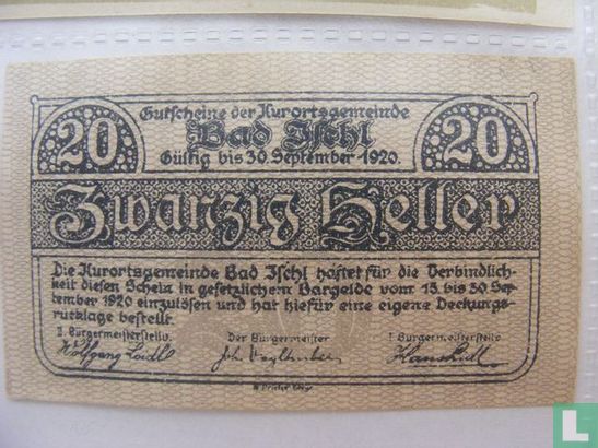 Bad Isch 20 Heller 1920 - Image 2