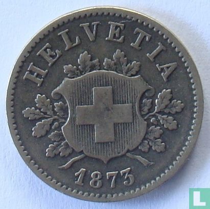 Suisse 10 rappen 1873 - Image 1