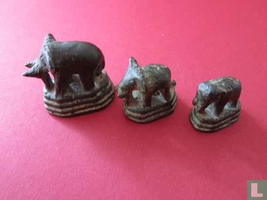 Figurines de Bronson éléphant d'Asie - Image 2