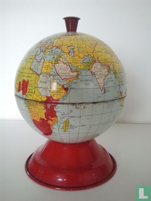 Koekjesblik/globe  - Afbeelding 1