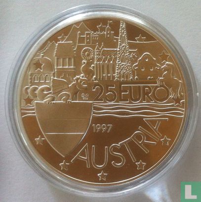Oostenrijk 25 euro 1997 "Gustav Kimmt" - Image 1