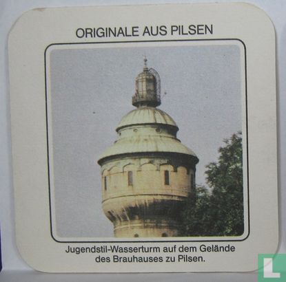 Jugendstil-Wasserturm auf dem Gelände des Brauhauses zu Pilsen - Afbeelding 1