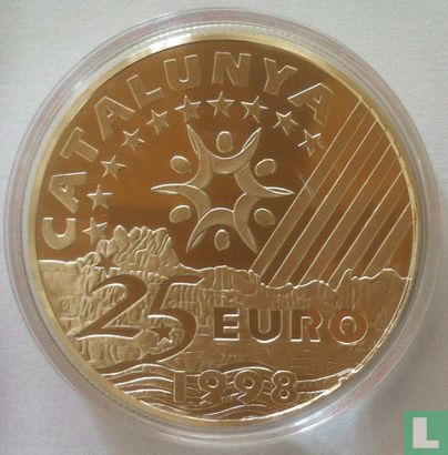 Catalonië 25 euro 1998 "Charles Buïgas" - Afbeelding 1