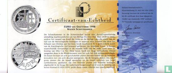 Oostenrijk 25 euro 1998 "Weense schatkamer" - Afbeelding 3