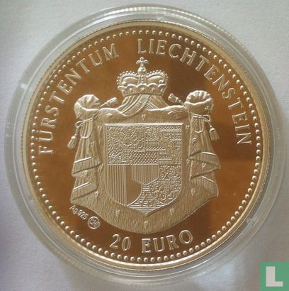 Liechtenstein 20 euro 1997 "125 jaar spoorwegen Liechtenstein" - Afbeelding 2