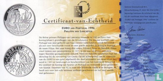Portugal 50 euro 1996 "Filipa de Lencastre" - Afbeelding 3