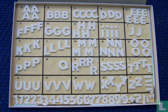 Magneet letters en cijfers - Afbeelding 2