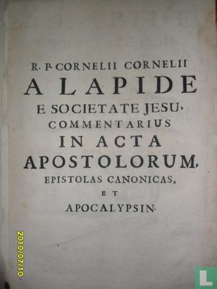 Commentaria in omnes Divi Pauli epistolas - Afbeelding 1