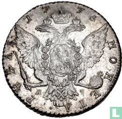 Rusland 1 roebel 1776 - Afbeelding 1