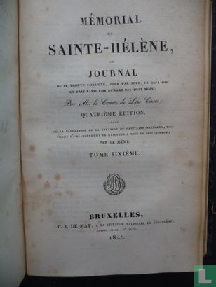 Mémorial de Sainte-Hélène tome cinquième et sixième - Afbeelding 3
