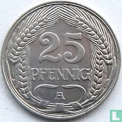 Empire allemand 25 pfennig 1910 (A) - Image 2