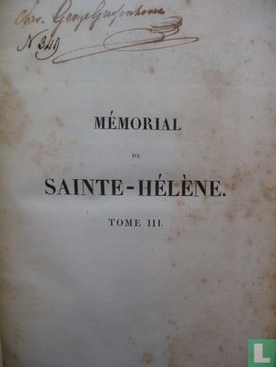 Mémorial de Sainte-Hélène tome troisième et quatrième. - Afbeelding 2