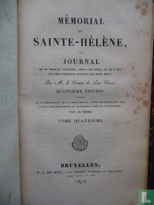 Mémorial de Sainte-Hélène tome troisième et quatrième. - Bild 3