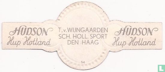 T.v.Wijngaarden - Sch. Holl. Sport - Den Haag - Afbeelding 2