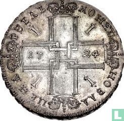 Russia 1 ruble 1724 - Image 1