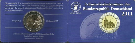 Allemagne 2 euro 2011 (coincard - A) "Nordrhein - Westfalen" - Image 2