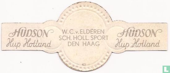 W.C.v.Elderen - Sch. Holl. Sport - Den Haag - Afbeelding 2
