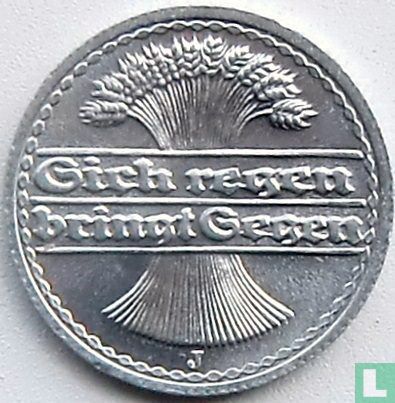 Duitse Rijk 50 pfennig 1921 (J) - Afbeelding 2