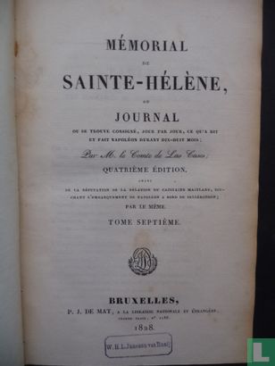 Mémorial de Sainte-Hélène tome septième et huitième - Image 2