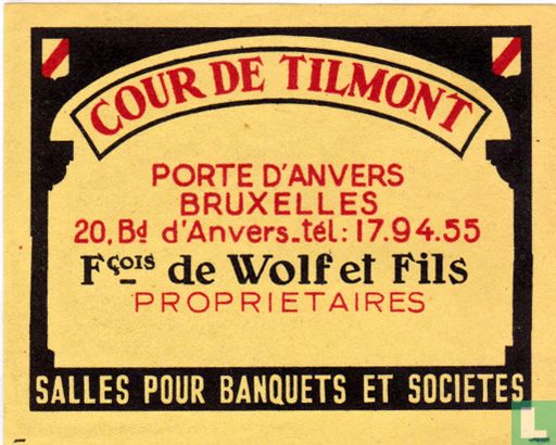 Cour de Tilmont - Fcois de Wolf