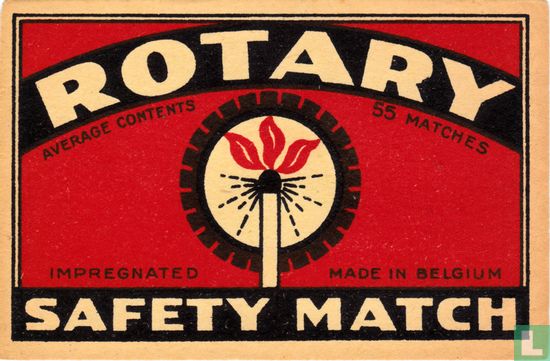 Rotary safety match