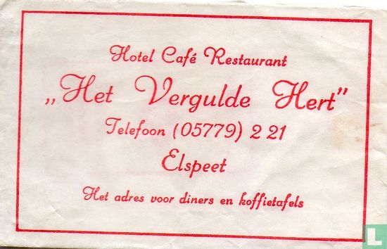 Hotel Café Restaurant "Het Vergulde Hert" - Image 1