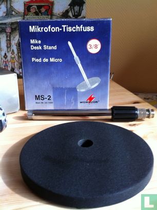 Monacor MS-2 microfoon tafel-standaard