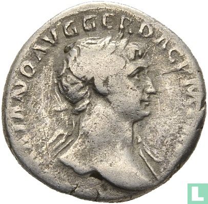 Trajanus 98-117, AR Denarius Rome - Afbeelding 2