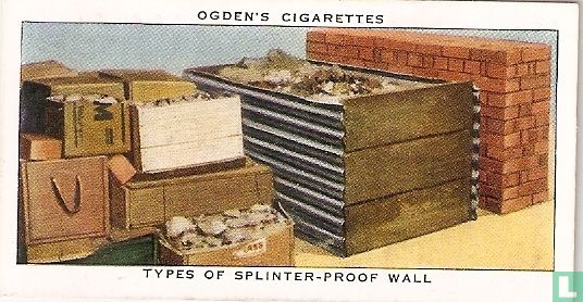 Types of Splinter-Proof Wall.
