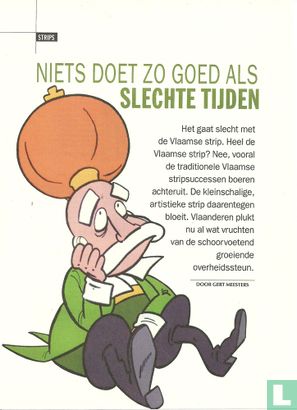 De Vlaamse strip : Niets doet zo goed als slechte tijden - Afbeelding 1